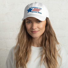 "America 1st" Yupoong 6245CM Dad hat