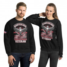 "A Veteran"  Gildan 18000 Unisex Sweatshirt