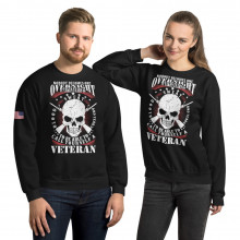 "Can't be a Veteran Overnight" Gildan 18000 Unisex Sweatshirt
