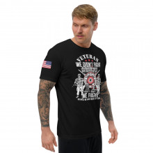 "We didn't fight because we hate" Next Level 3600 Men's Fitted T-Shirt