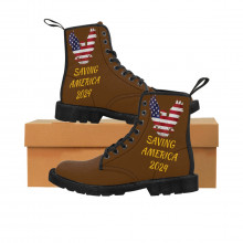 "Saving America" Men's Canvas Boots