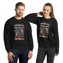 "Strong and Courageous" Gildan 18000 Unisex Sweatshirt
