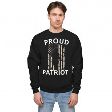 "Proud Patriot" Hanes P160 Unisex fleece sweatshirt