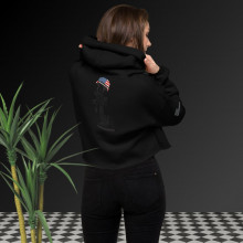 "I'm with YOU!" Bella + Canvas 7502 Crop Hoodie