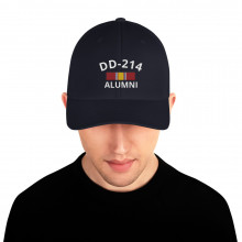 "DD-214 ALUMNI" Flexfit 6277 Structured Twill Cap