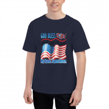 "God Bless America" Men's Champion T-Shirt