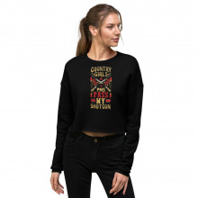 "Country Girls PMS" Crop Sweatshirt