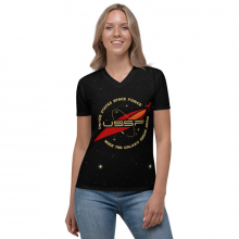 USSF Space Force" Women's V-neck