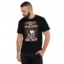 "Real Hero's don't wear capes" Men's Champion T-Shirt