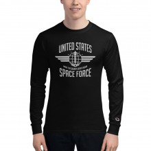 "United States Space Force Crest" Men's Champion Long Sleeve Shirt