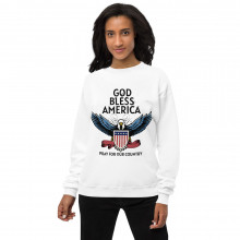 "Pray for our Country" Hanes P-160 Unisex fleece sweatshirt