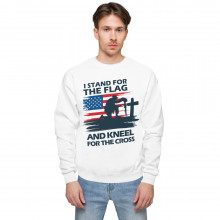 "I stand for the Flag" Hanes P-160 Unisex fleece sweatshirt