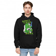 "Don't Care Bear" Hanes P-170 Unisex fleece hoodie